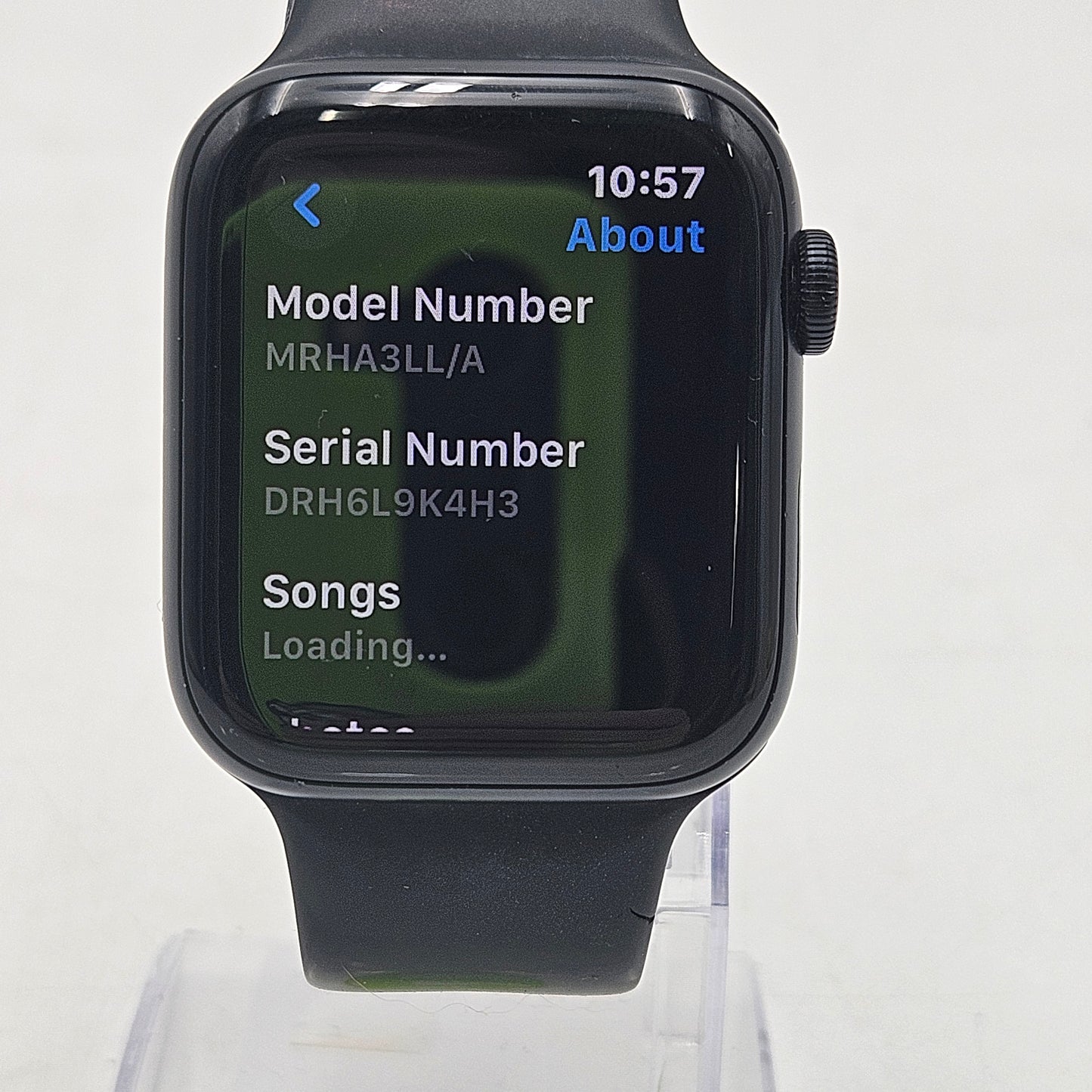 Unlocked Apple Watch SE 2nd Gen 44MM Black Aluminum Black Sport Band A2727
