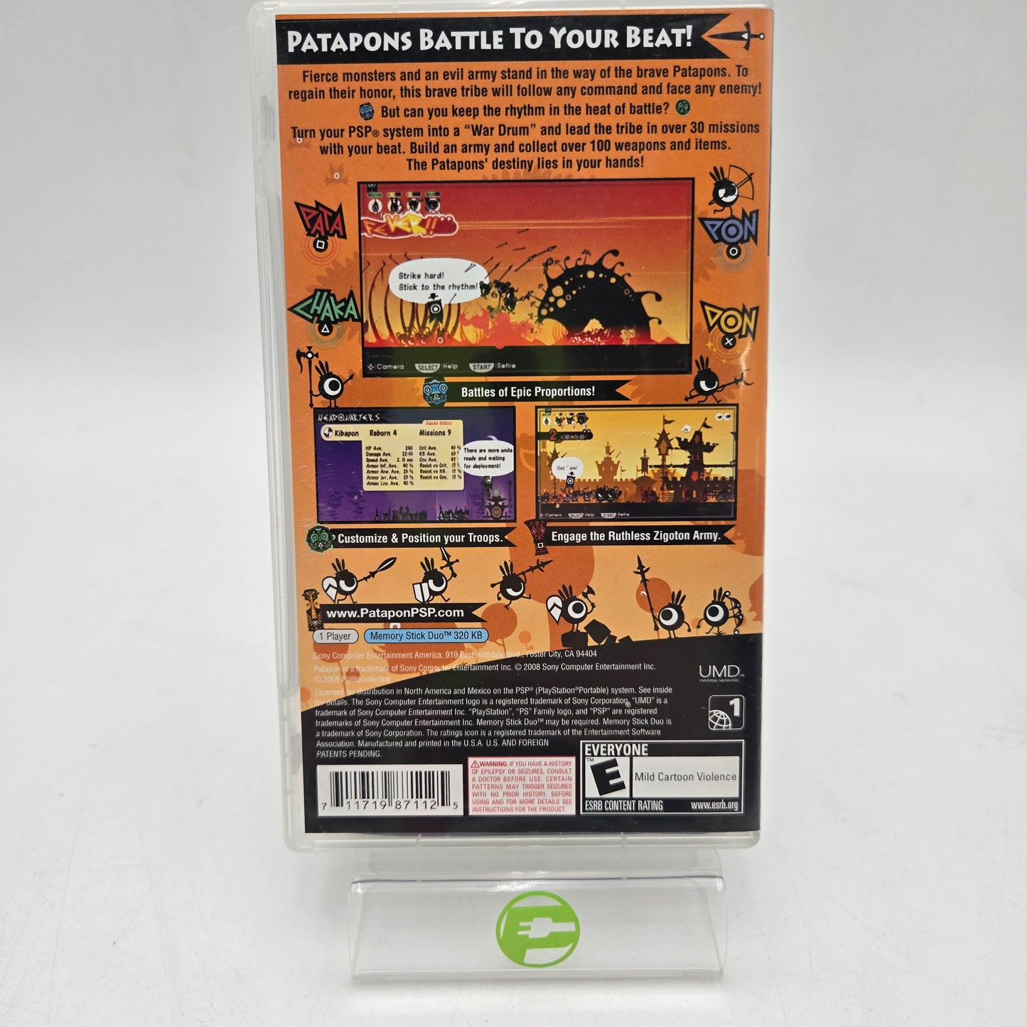 Patapon (Sony PlayStation Portable PSP, 2008)