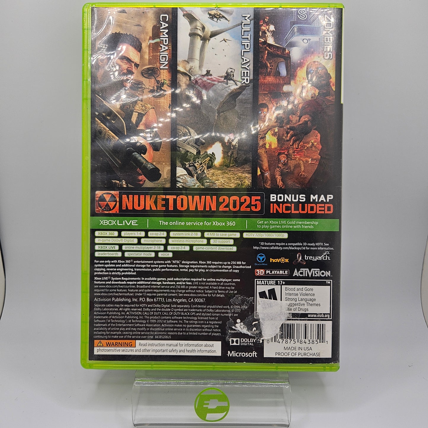 Call of Duty Black Ops II (Microsoft Xbox 360, 2012)