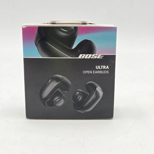 New (Open Box) Bose Ultra Wireless Open Earbuds Black
