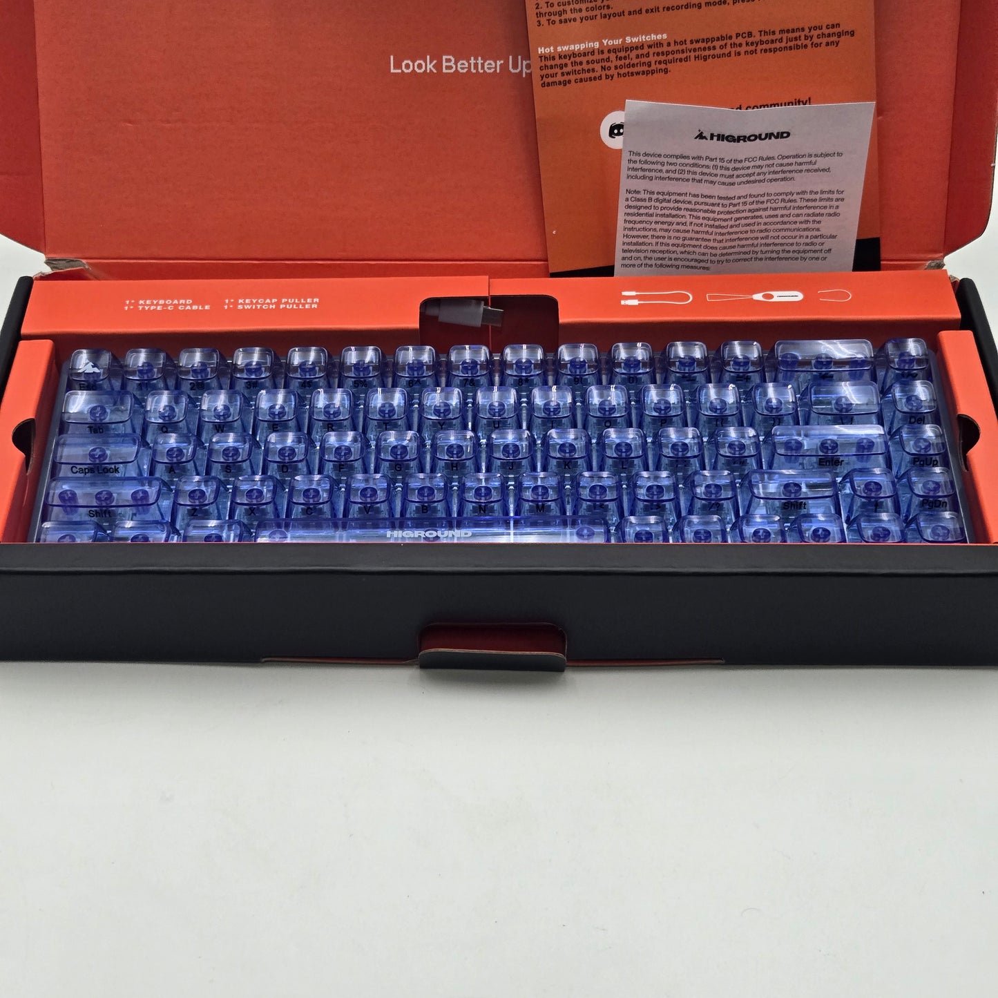 Higround Basecamp BLUE SAPPHIRE 65 Keyboard
