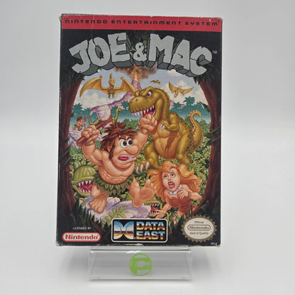 Joe and Mac (Nintendo NES, 1992) Box and Inserts