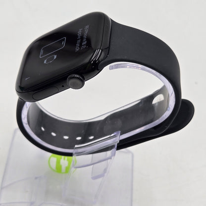 Unlocked Apple Watch Series 10 46MM Black Aluminum Black Sport Band MWY33LW/A