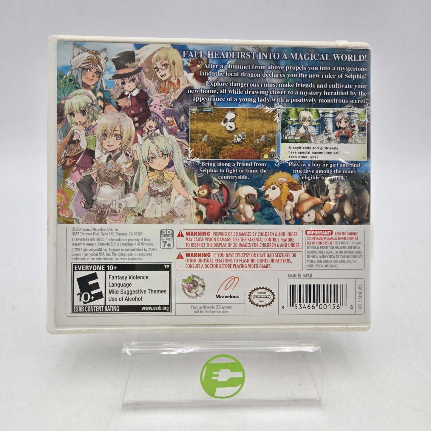 Rune Factory 4 (Nintendo 3DS, 2013)