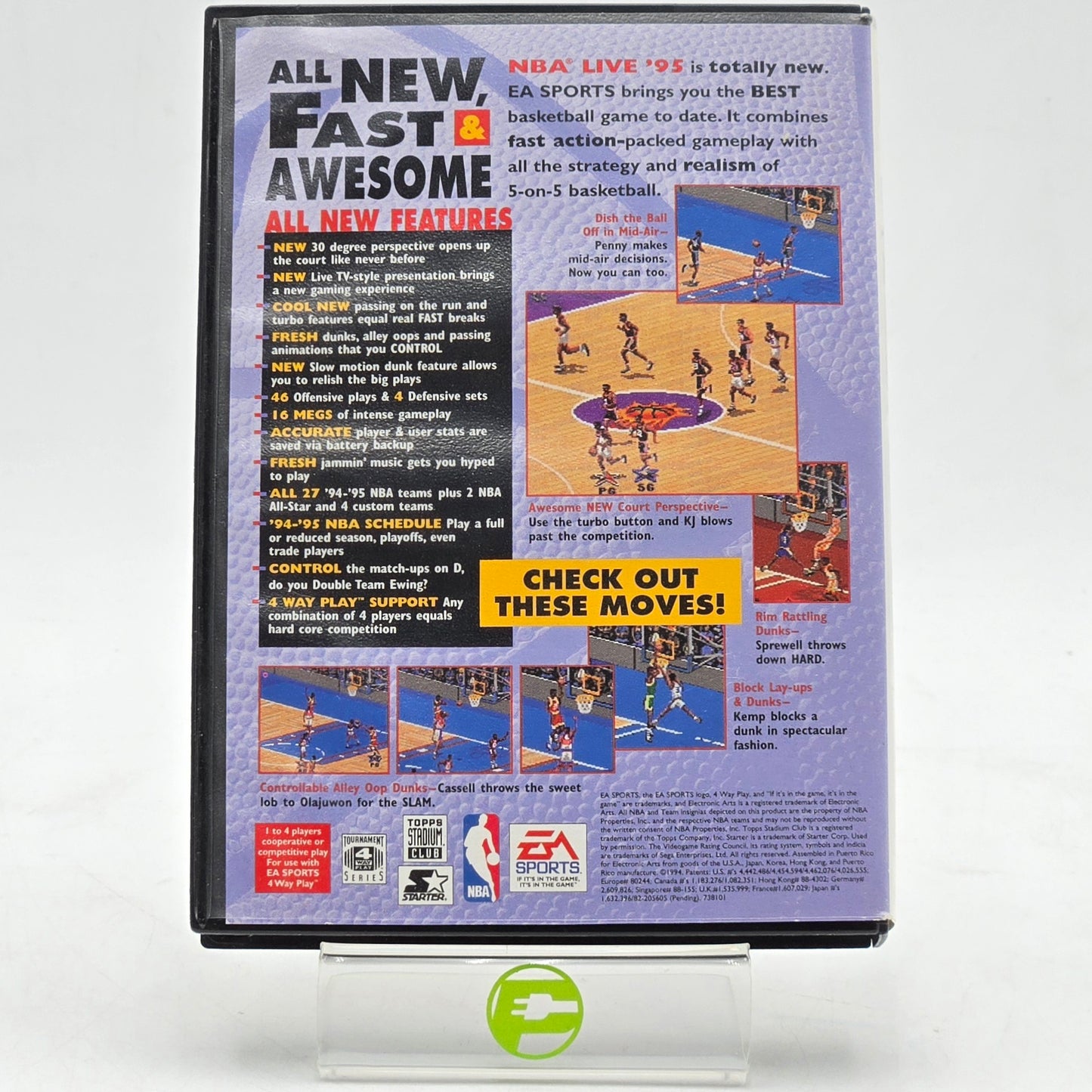 NBA Live 95 (Sega Genesis, 1993)