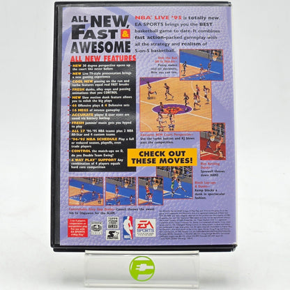 NBA Live 95 (Sega Genesis, 1993)