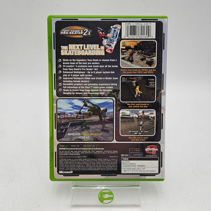 Tony Hawk's Pro Skater 2x (Microsoft Xbox, 2001)