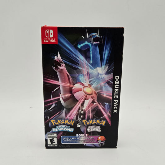 New Pokemon Brilliant Diamond & Shining Pearl Double Pack Nintendo Switch, 2021