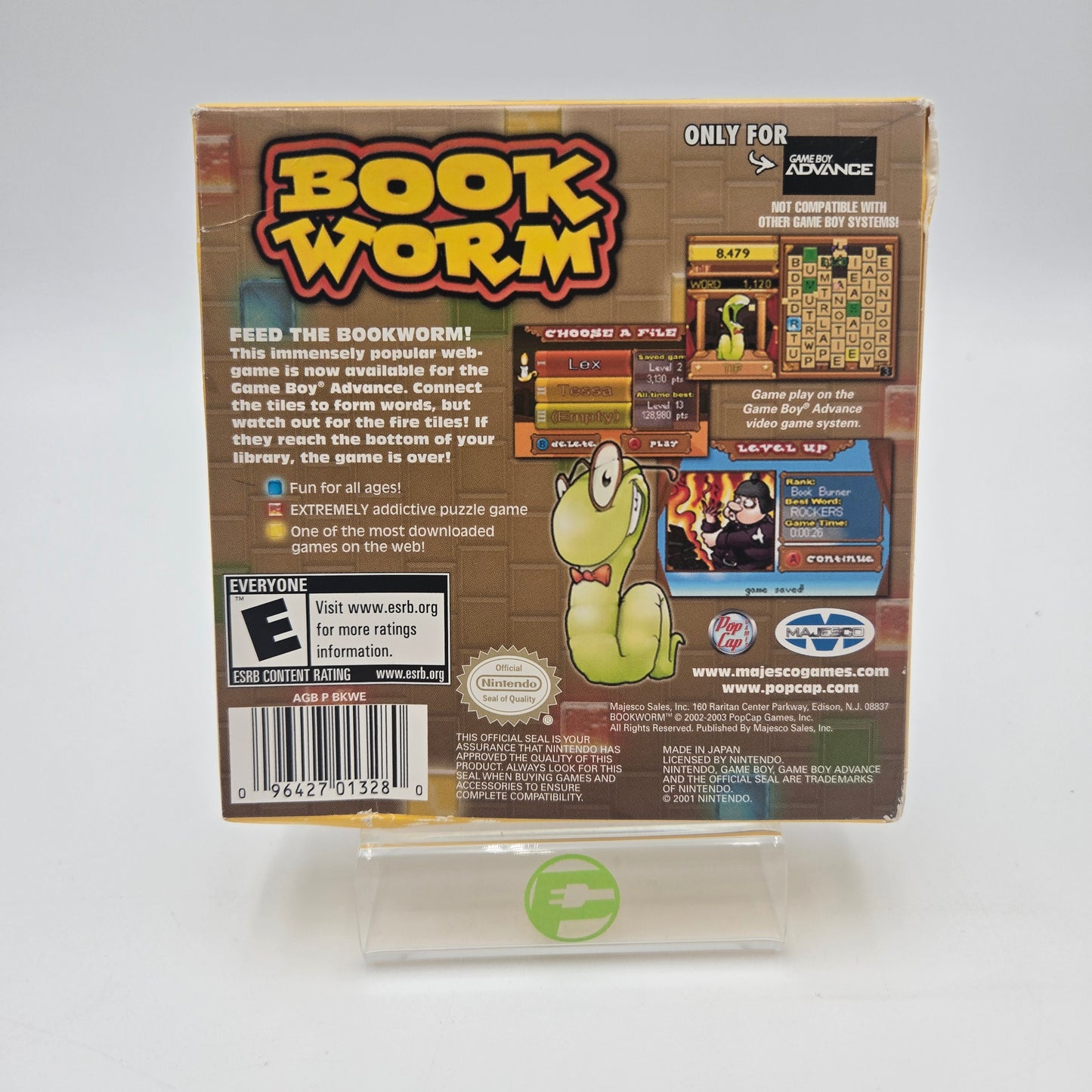 Bookworm (Nintendo GameBoy Advance, 2004) CIB