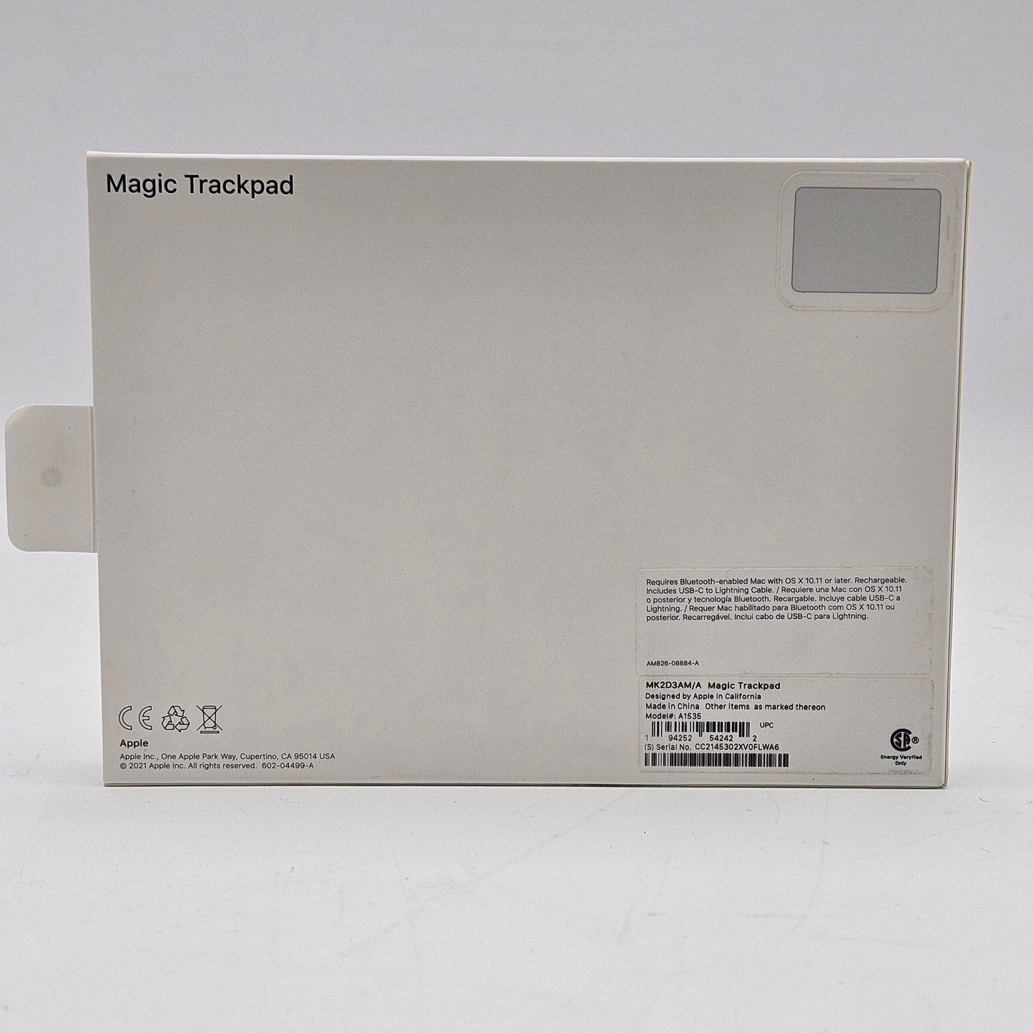 Apple Magic Trackpad White