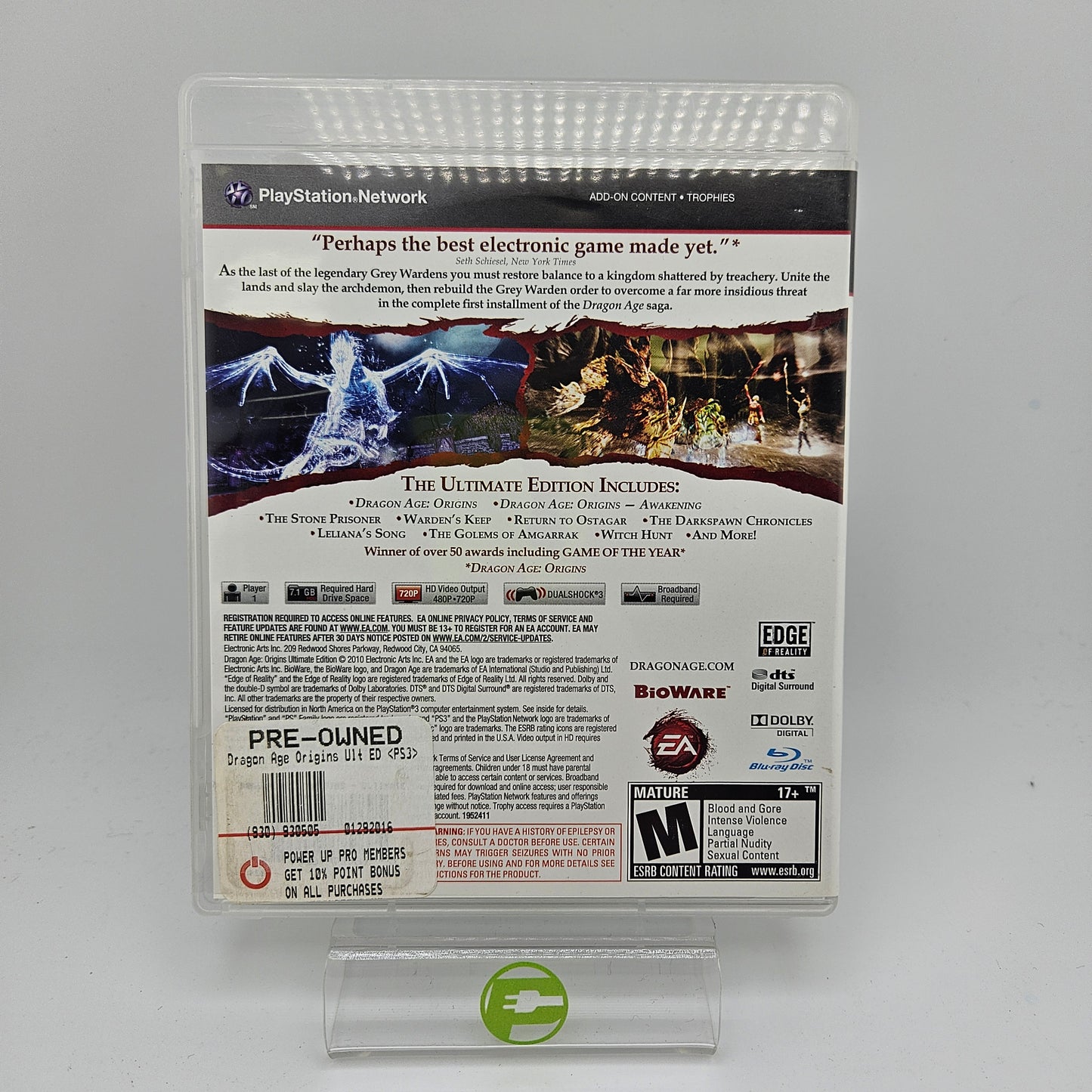 Dragon Age: Origins [Ultimate Edition] (Sony PlayStation 3 PS3, 2010)