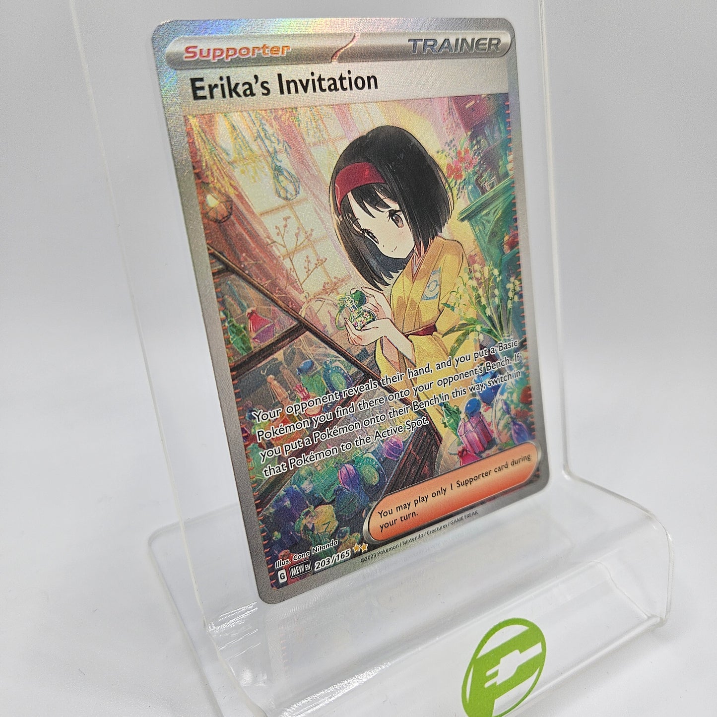 Pokémon TCG Erika's Invitation 203/165 SV - 151 Special Illustration Rare