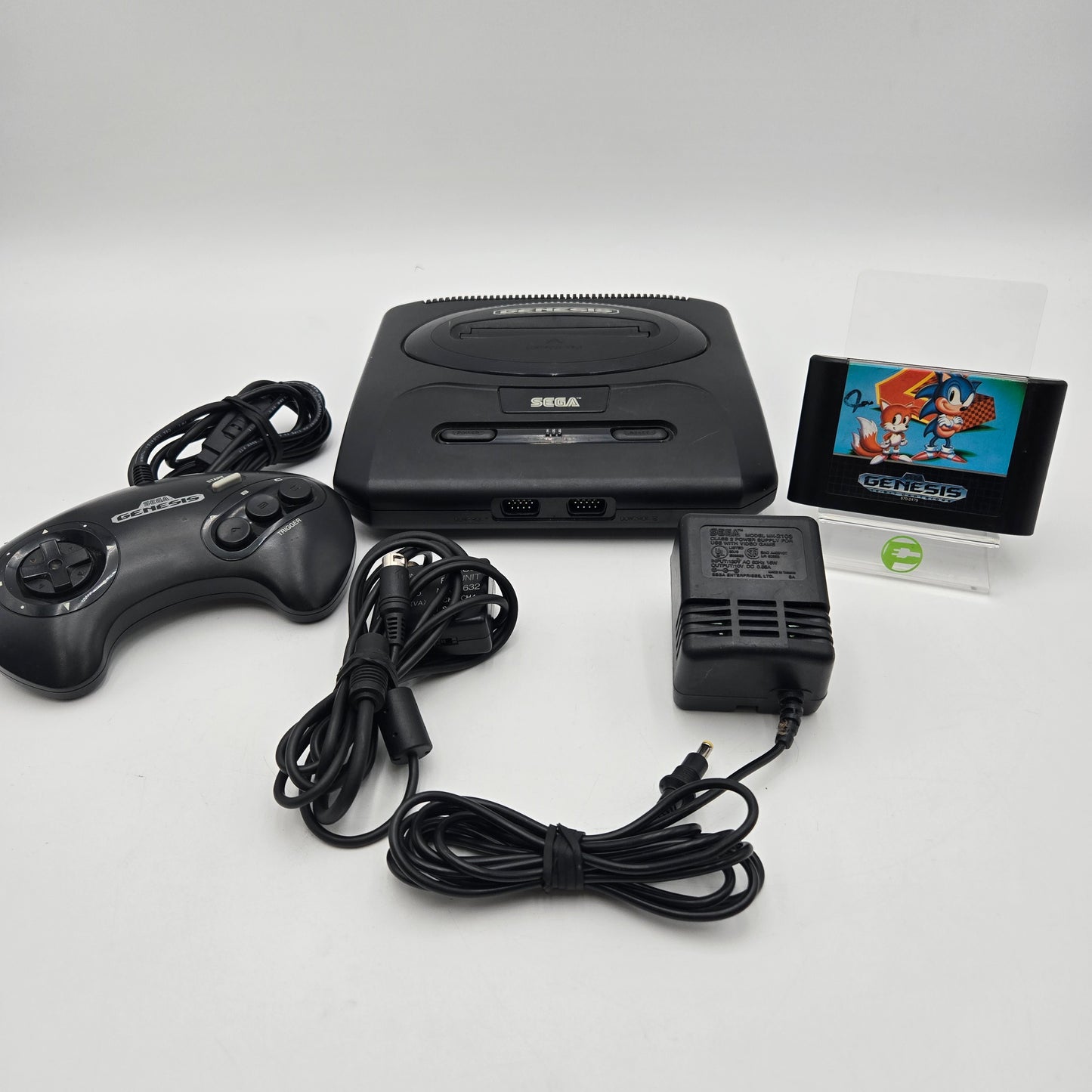 SEGA Genesis Model 2 (MK-1631) Console w/ Sonic the Hedgehog 2