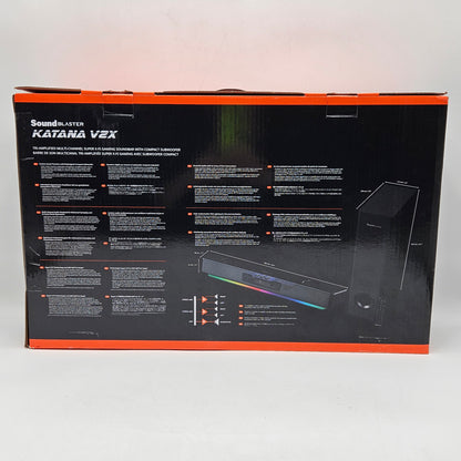 Creative SoundBlaster Katana V2X Multi-Channel Super X-Fi gaming soundbar