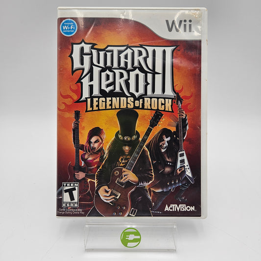 Guitar Hero III Legends of Rock (Nintendo Wii, 2007)