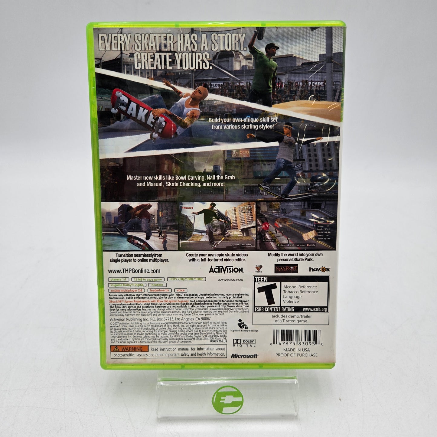 Tony Hawk Proving Ground (Microsoft Xbox 360, 2007)