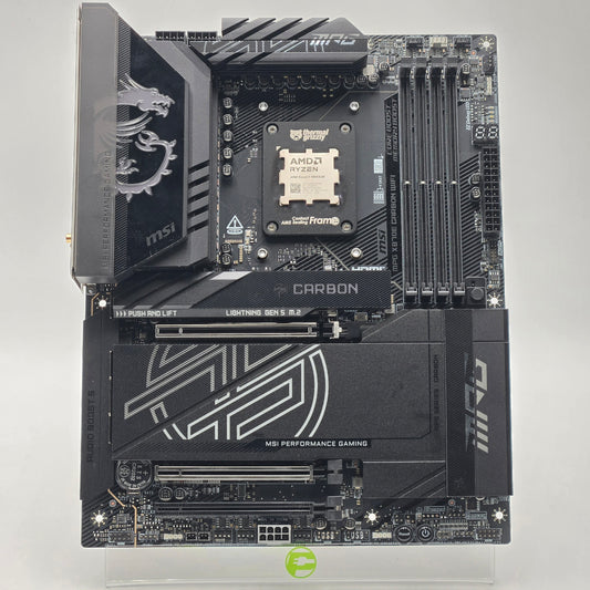 AMD Ryzen 7 9800X3D + MSi MPG X870E Carbon WiFi AM5 ATX