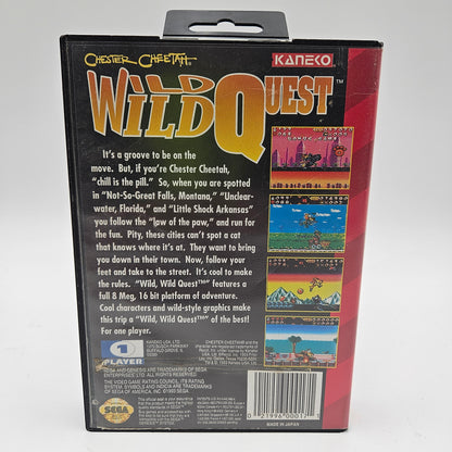 Chester Cheetah Wild Wild Quest (Sega Genesis, 1993) CIB