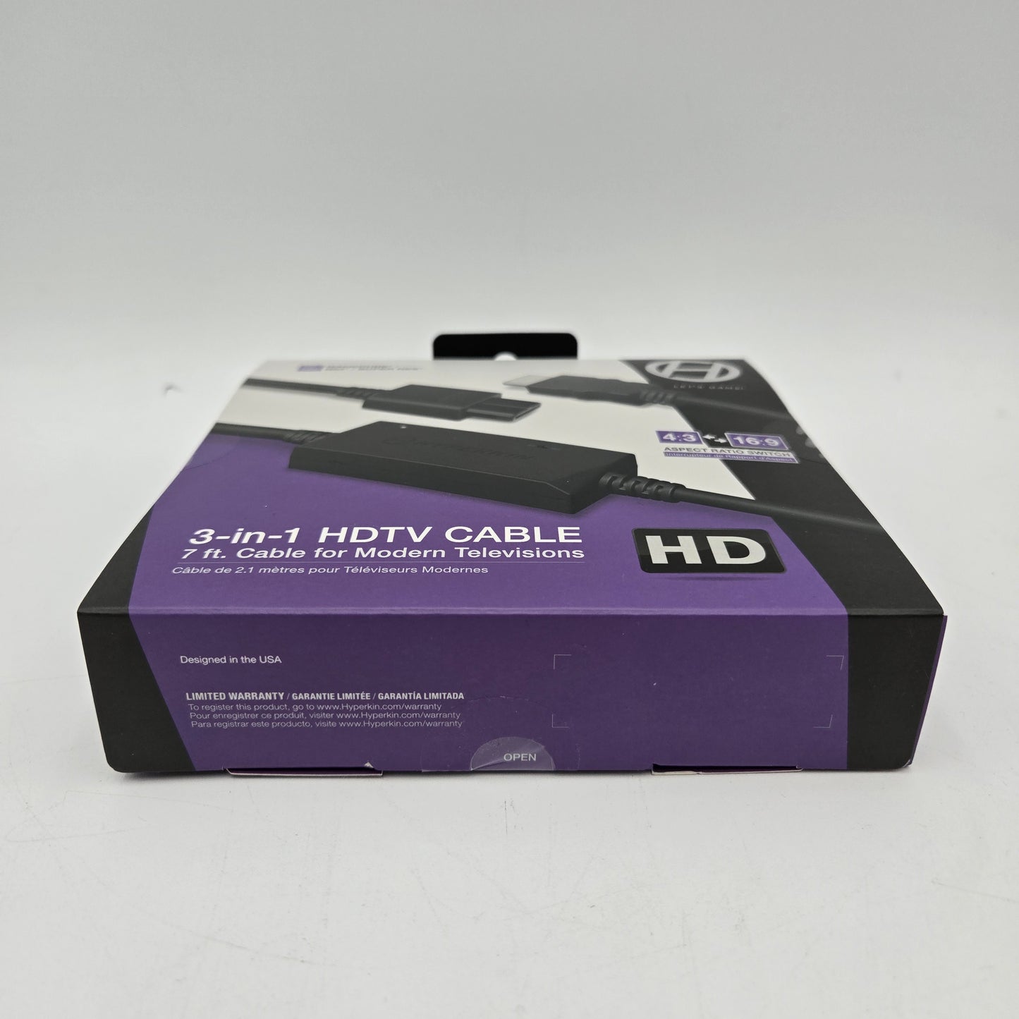 New Hyperkin 3-in-1 HDTV 7 ft. HDMI Cable for GameCube/ N64/ SNES