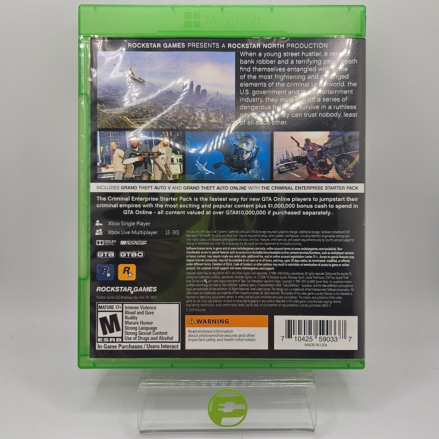 Grand Theft Auto V [Premium Edition] (Microsoft Xbox One, 2018)