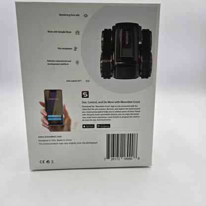 Moorebot Scout  AI-powered Tiny Robot for Indoor and Outdoor Monitoring MODEL E