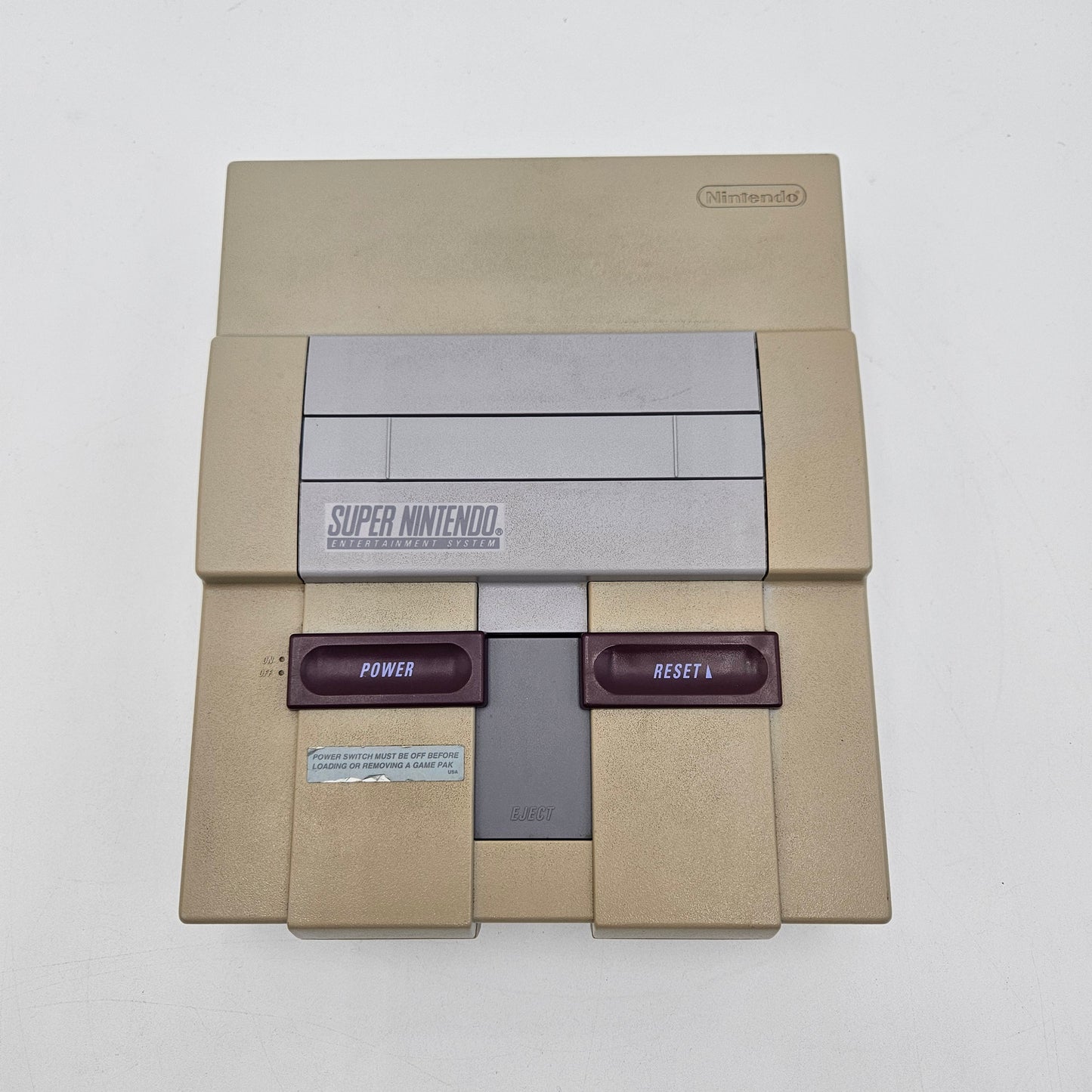 Super Nintendo Super Nintendo Entertainment System SNES Video Game Console SNS-001 Yellowed