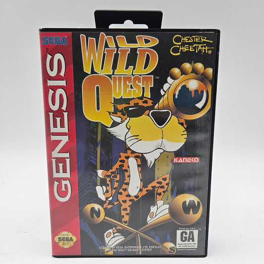 Chester Cheetah Wild Wild Quest (Sega Genesis, 1993) CIB