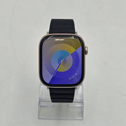 GPS Only Apple Watch Series 10 46MM Rose Gold Aluminum Blue Sport Loop MWWU3LW/A
