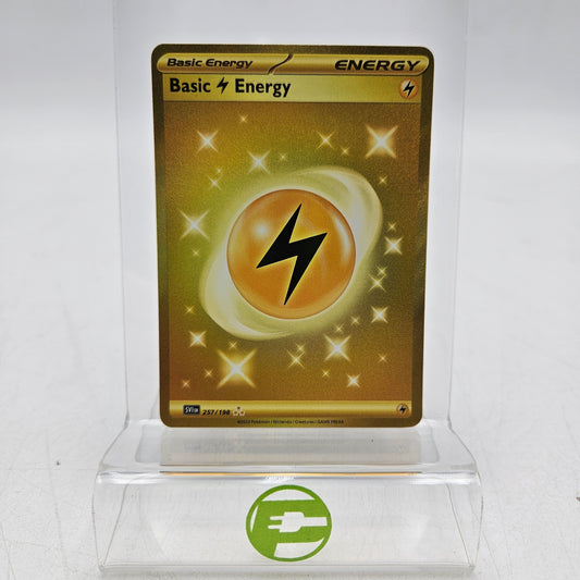Pokemon TCG Scarlet & Violet: Base Set Basic Lightning Energy Hyper Rare 257/198