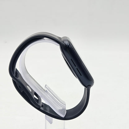 Unlocked Apple Watch SE 2nd Gen 44MM Black Aluminum Black Sport Band A2727