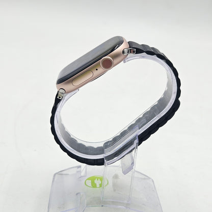 GPS Only Apple Watch Series 10 46MM Rose Gold Aluminum Blue Sport Loop MWWU3LW/A