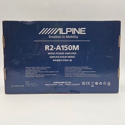 Alpine R2-A150M R-Series 1500W Mono Subwoofer