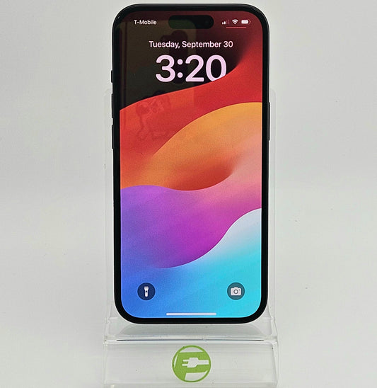 T-Mobile Apple iPhone 15 128GB Black MTLV3LL/A