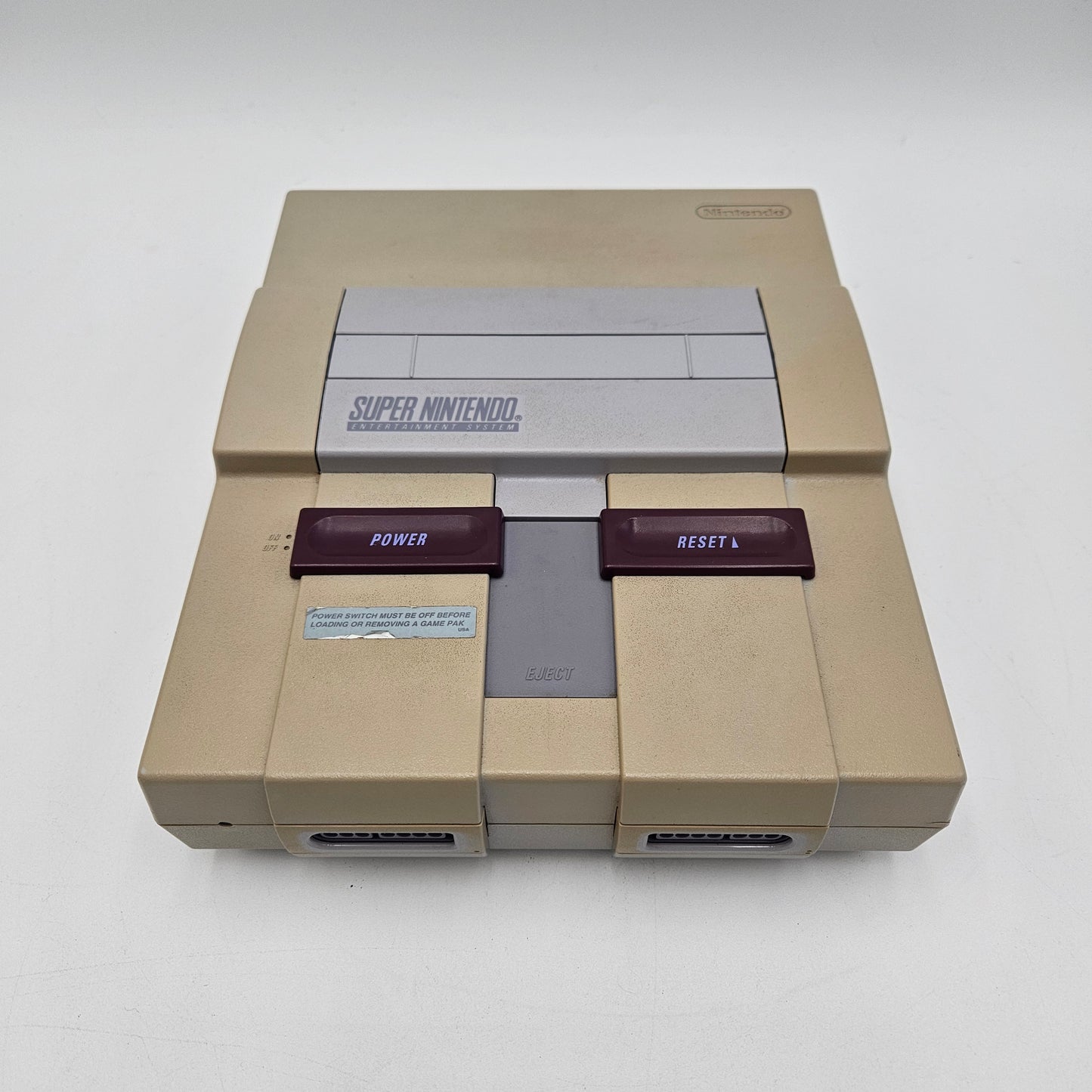 Super Nintendo Super Nintendo Entertainment System SNES Video Game Console SNS-001 Yellowed