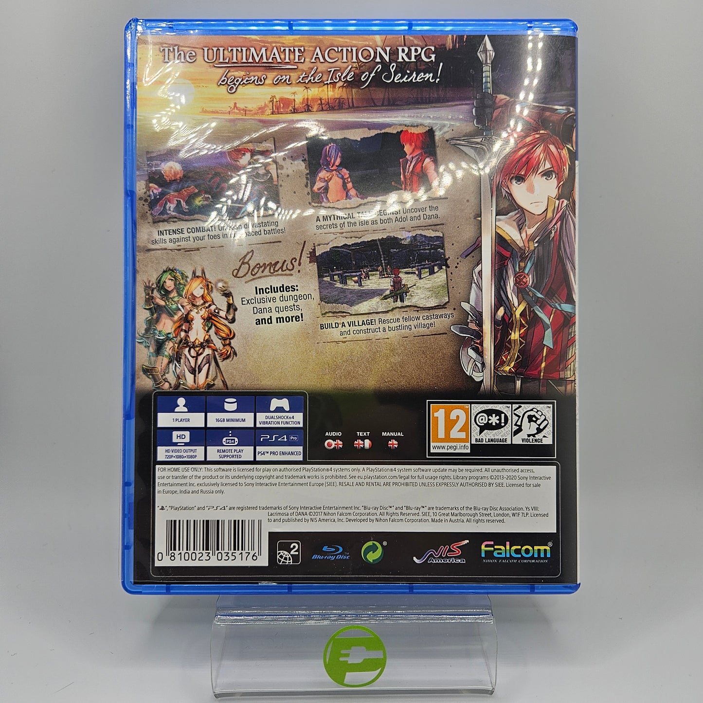 Ys VIII: Lacrimosa of DANA (Sony PlayStation 4 PS4, 2017) PAL