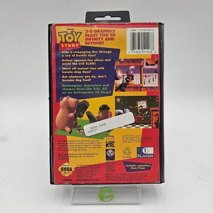 Toy Story (Sega Genesis, 1995) *Cut Box Read*