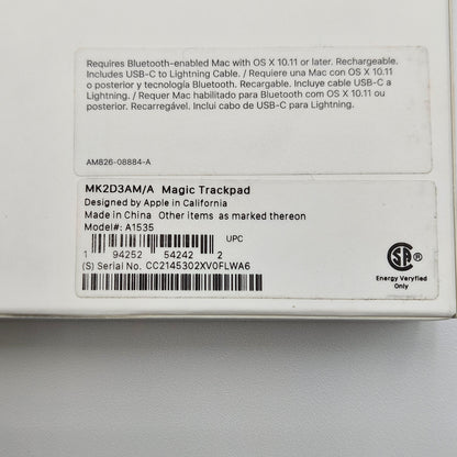 Apple Magic Trackpad White