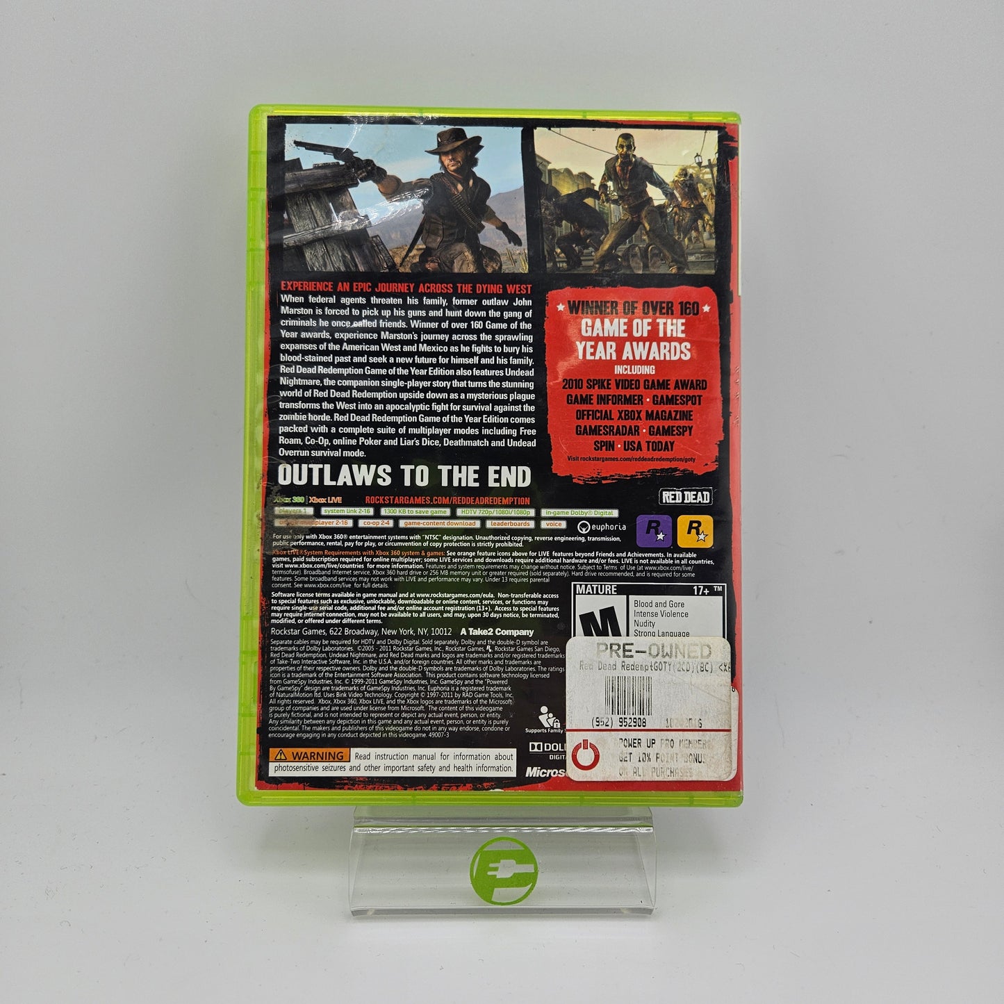 Red Dead Redemption [Game of the Year] (Microsoft Xbox 360, 2011)