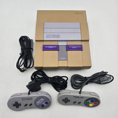 Super Nintendo Entertainment System SNES Video Game Console SNS-001 Gray