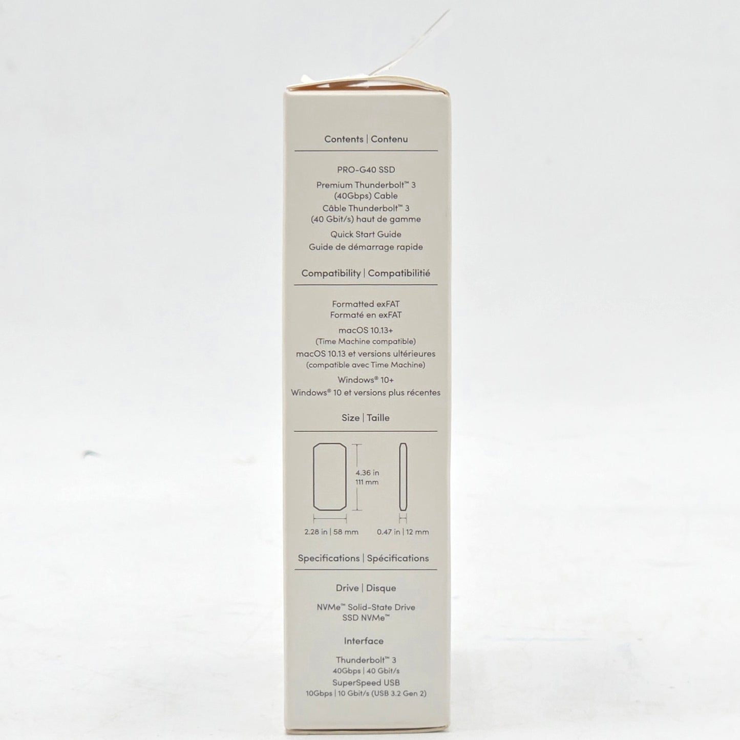 New SanDisk Portable Professional 2TB USB-C to USB-C SSD SDPS31H-002T-GBC1D