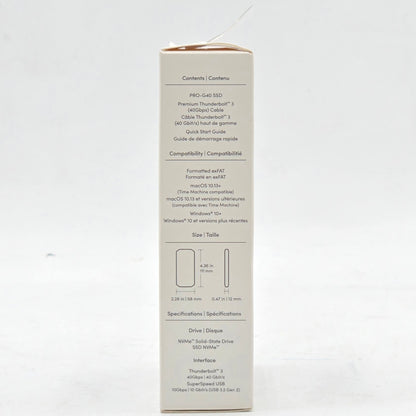 New SanDisk Portable Professional 2TB USB-C to USB-C SSD SDPS31H-002T-GBC1D