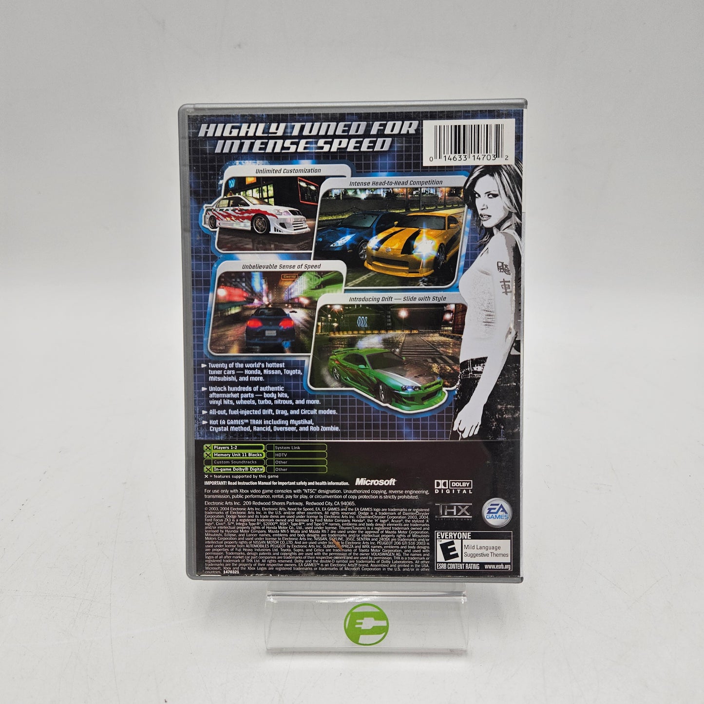 Need for Speed Underground [Platinum Hits] (Microsoft Xbox, 2003)