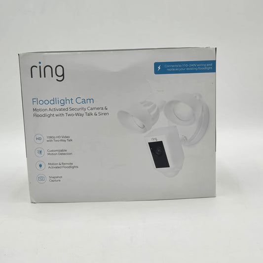 Ring Flood Light Cam Motion Detection Security camera 2540A1802L-C02FX