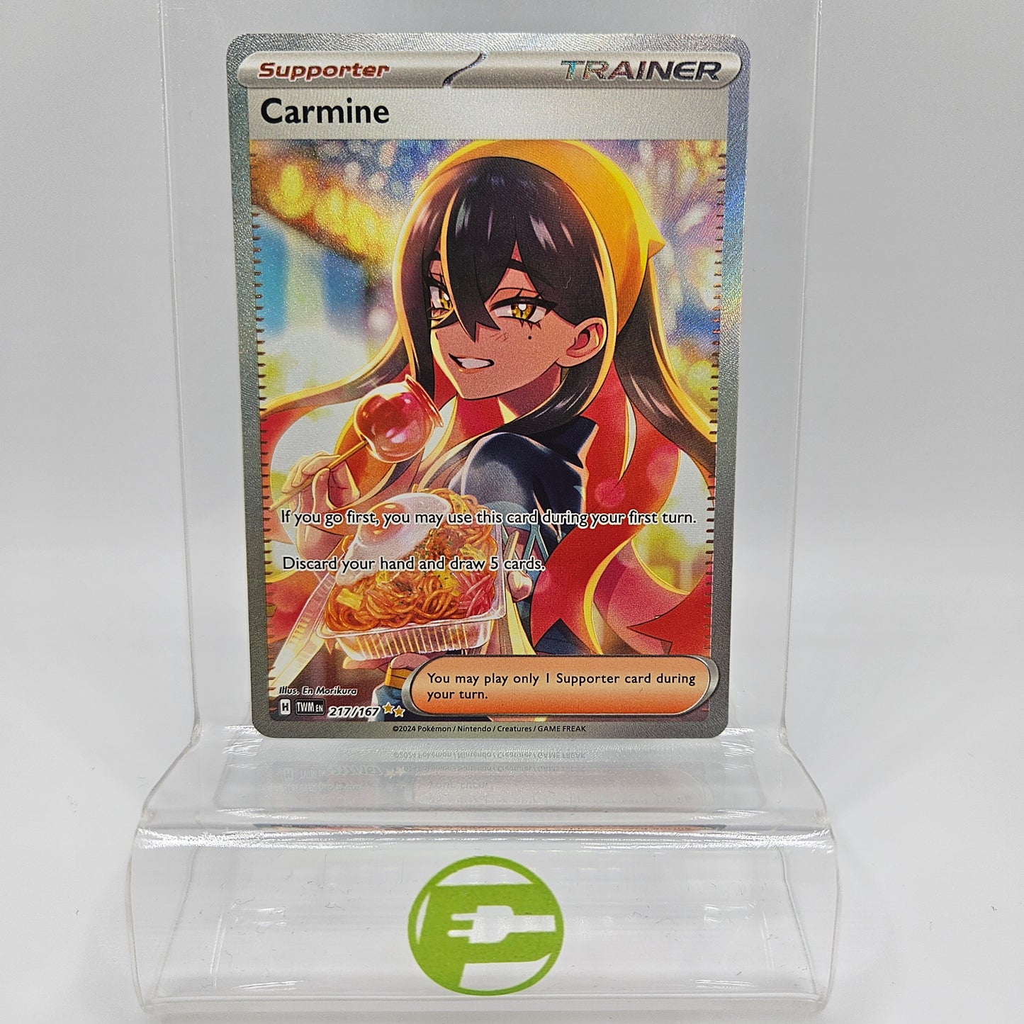 PokémonTCG Carmine 217/167 Trainer Twilight Masquerade Special Illustration Rare