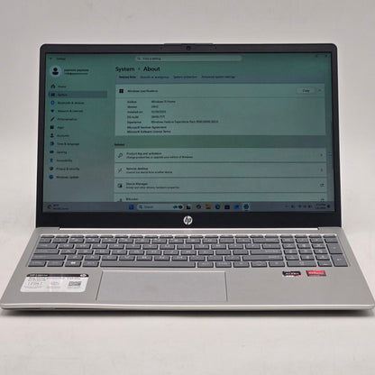 HP Laptop 15-FC0255NR 15.6" AMD Ryzen 3 7320U 2.4GHz 8GB RAM 256GB SSD Radeon