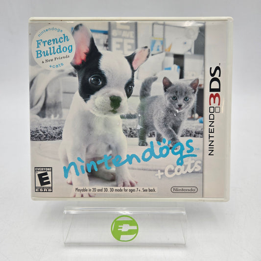 Nintendogs + Cats: French Bulldog & New Friends (Nintendo 3DS, 2011)