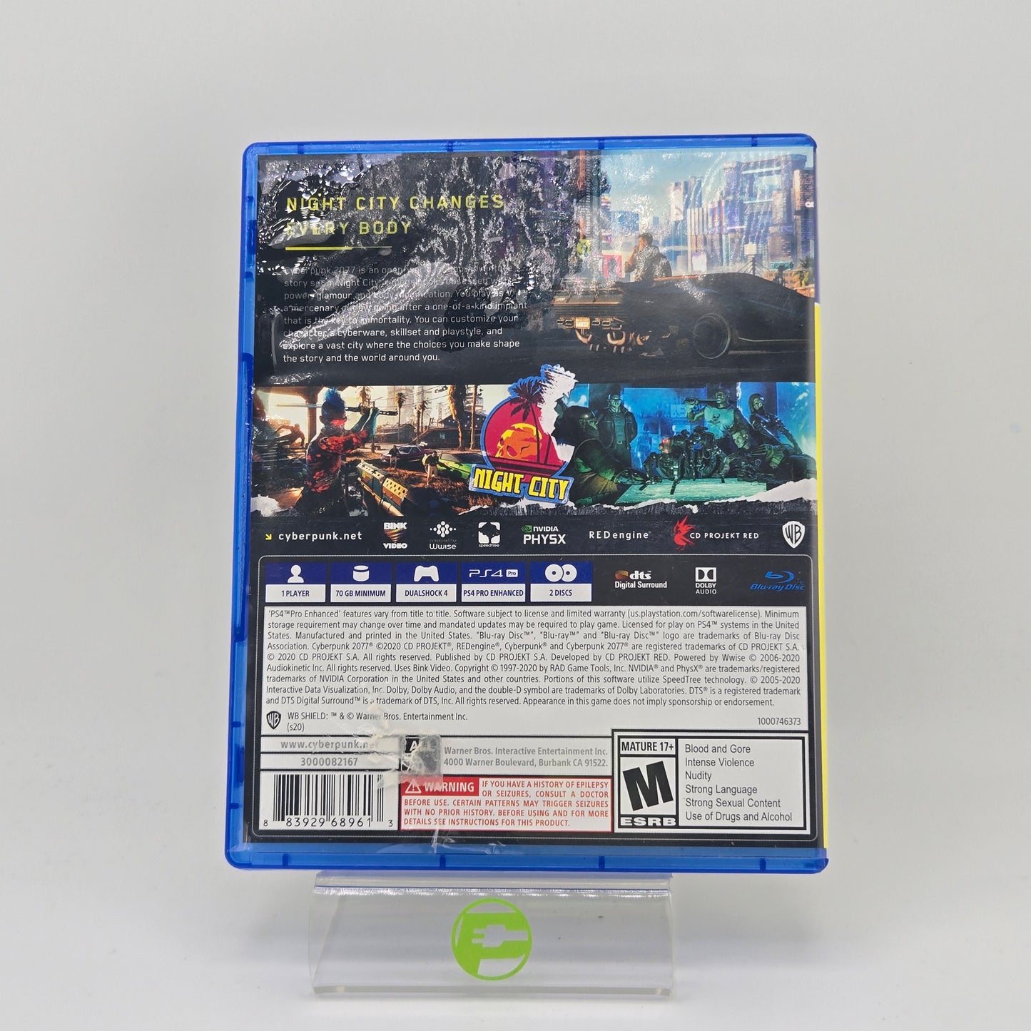 Cyberpunk 2077 (Sony PlayStation 4 PS4, 2020)