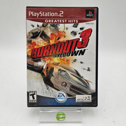 Burnout 3 Takedown [Greatest Hits] (Sony PlayStation 2 PS2, 2004)
