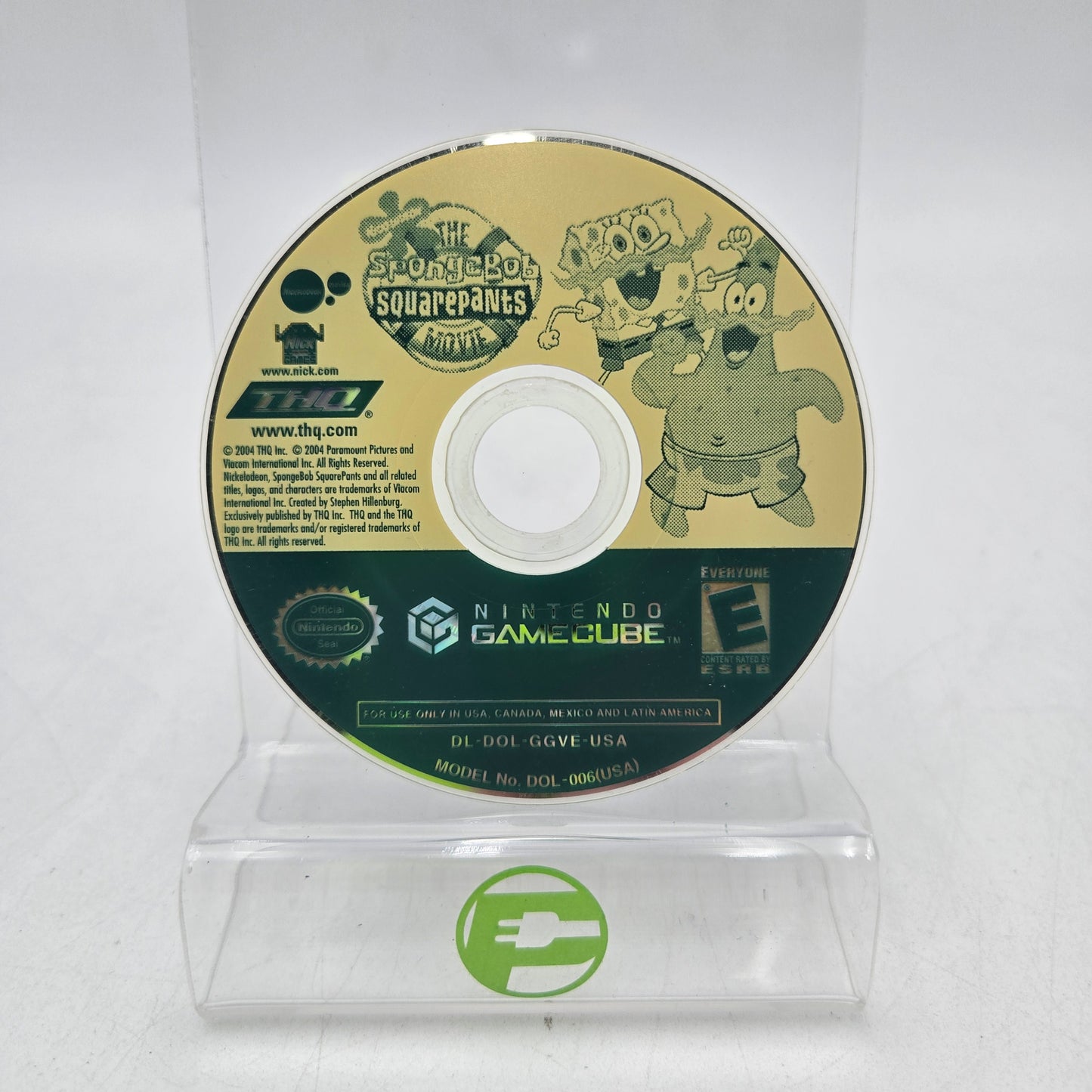 SpongeBob SquarePants The Movie (Nintendo GameCube, 2004) Disc Only