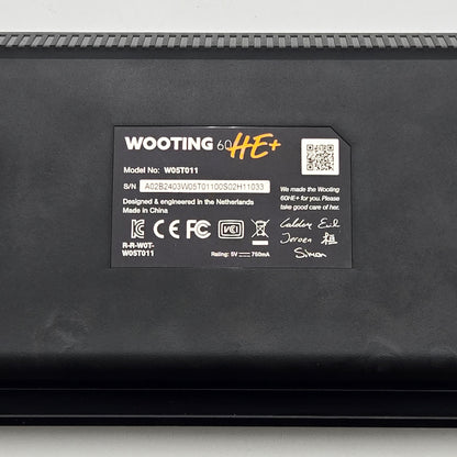 Wooting 60HE+ 60% Compact Keyboard W05T011